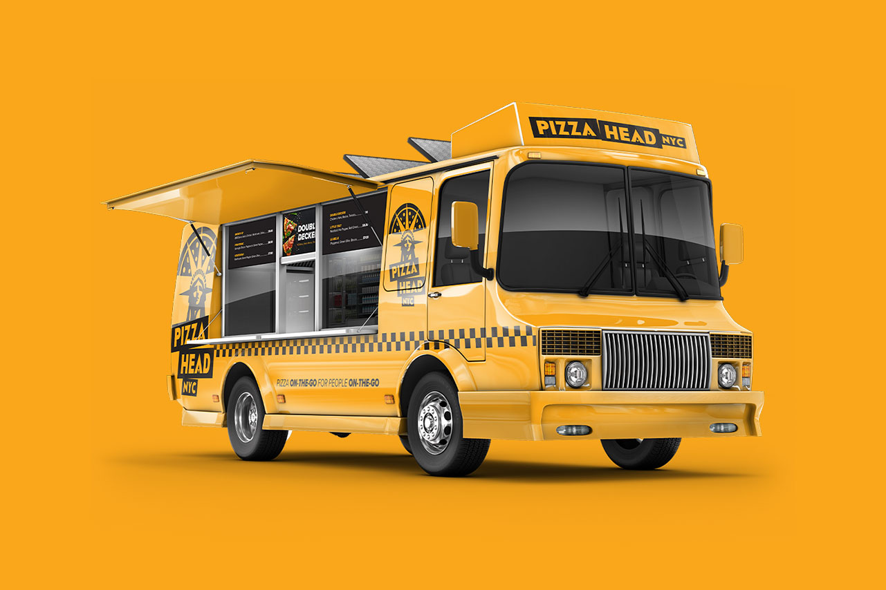 Pizza Food Truck Branding Design