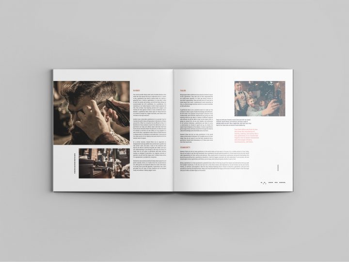 Men's Barber Branding Design Prospectus