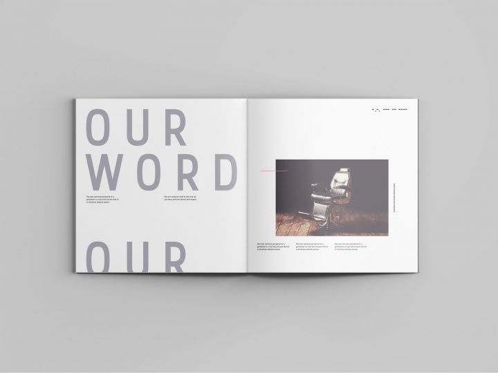 Men's Barber Branding Design Prospectus