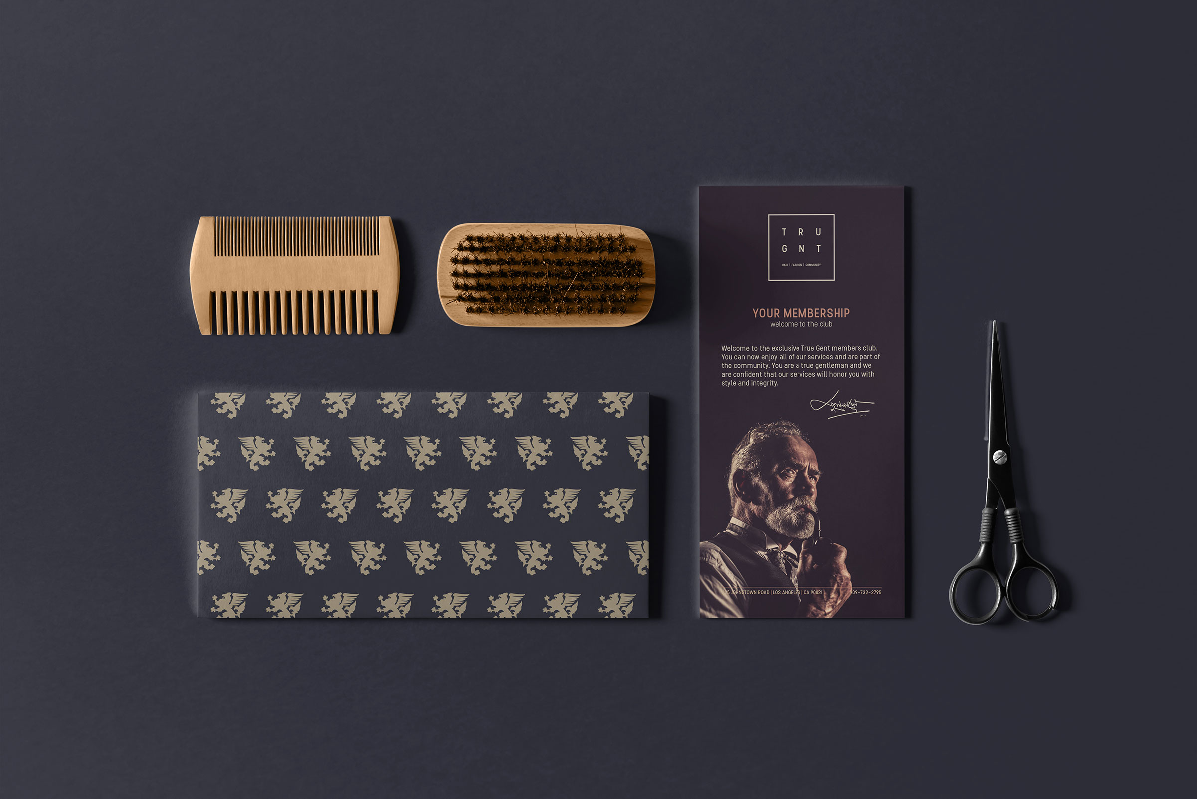 Men's Barber Branding Design