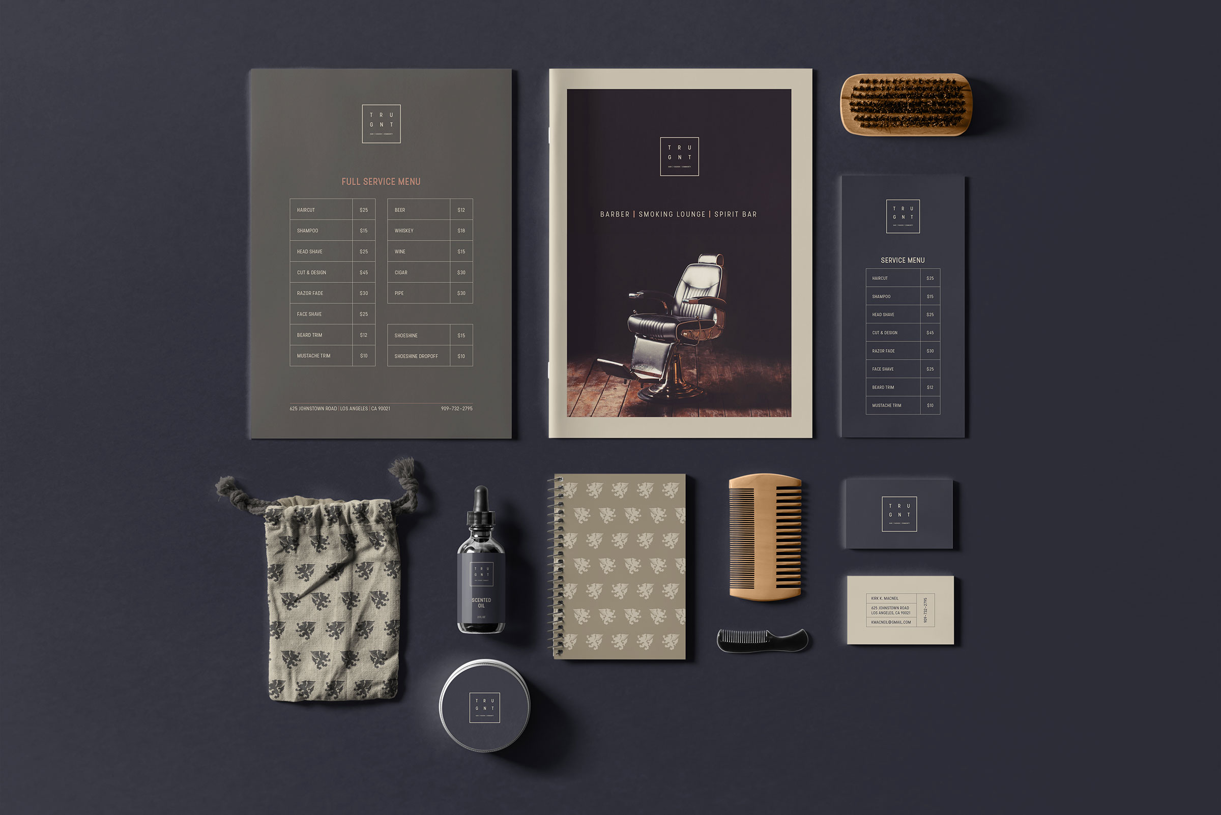 Men's Barber Branding Design