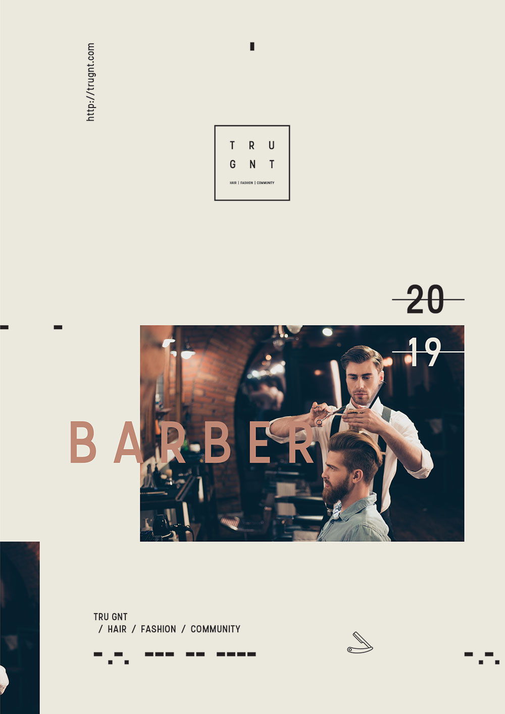 Men's Barber Branding Design